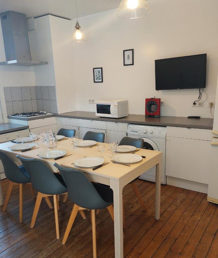 Les Belles Terrasses Dieppe ,3 Appartements , Le Vegetal De 1 A 8 Personnes , Le Tropical De 1 A 6 Personnes , Le Floral Avec Terrasse De 1 A 3 Personnes , Quartier Calme Au Stationnement Gratuit A Cote De L'Avenue Verte Luaran gambar