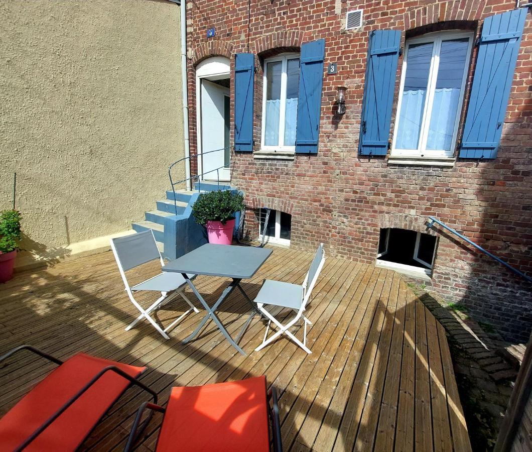 Les Belles Terrasses Dieppe ,3 Appartements , Le Vegetal De 1 A 8 Personnes , Le Tropical De 1 A 6 Personnes , Le Floral Avec Terrasse De 1 A 3 Personnes , Quartier Calme Au Stationnement Gratuit A Cote De L'Avenue Verte Luaran gambar