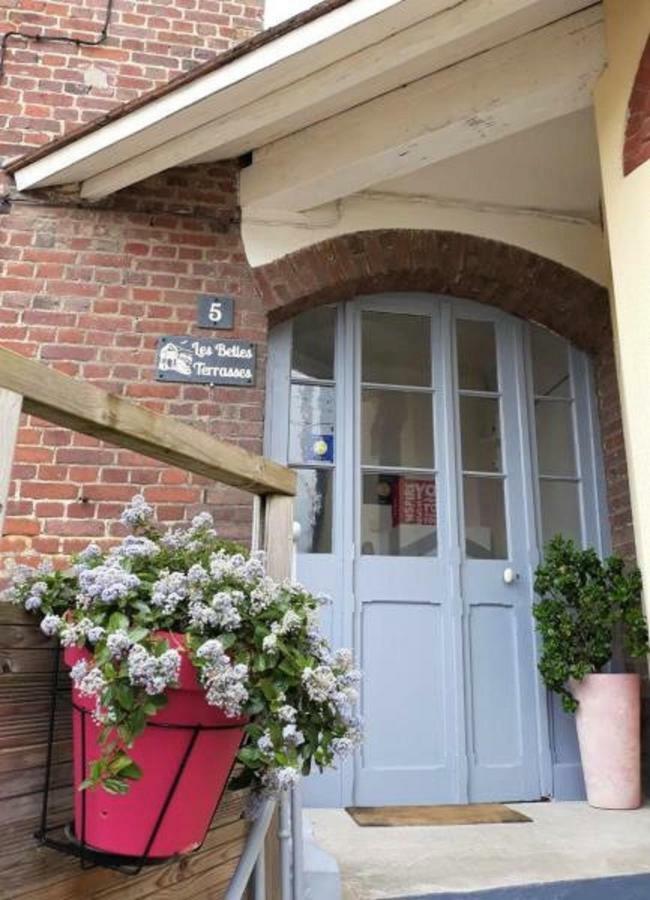 Les Belles Terrasses Dieppe ,3 Appartements , Le Vegetal De 1 A 8 Personnes , Le Tropical De 1 A 6 Personnes , Le Floral Avec Terrasse De 1 A 3 Personnes , Quartier Calme Au Stationnement Gratuit A Cote De L'Avenue Verte Luaran gambar